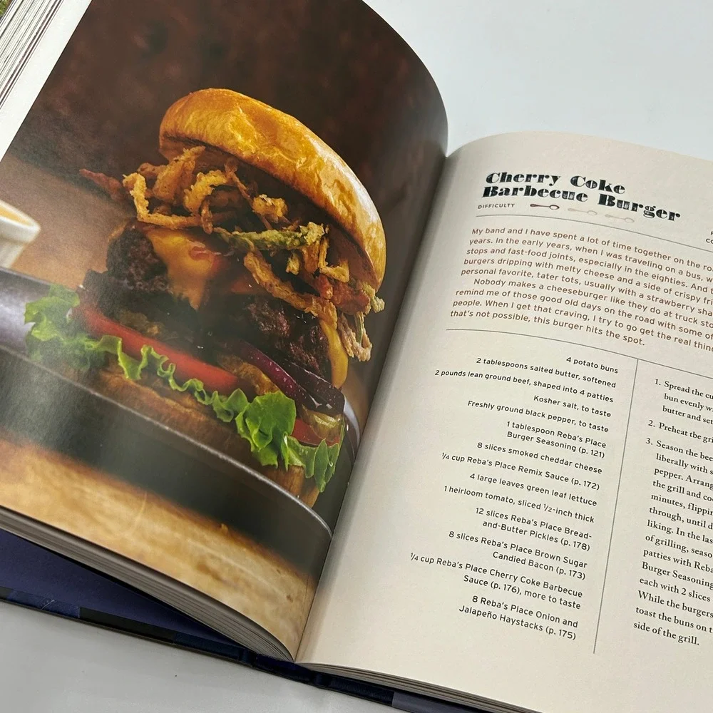 Reba McEntire Not That Fancy Cookbook Hardcover Garth Brooks Recipes Illustrated